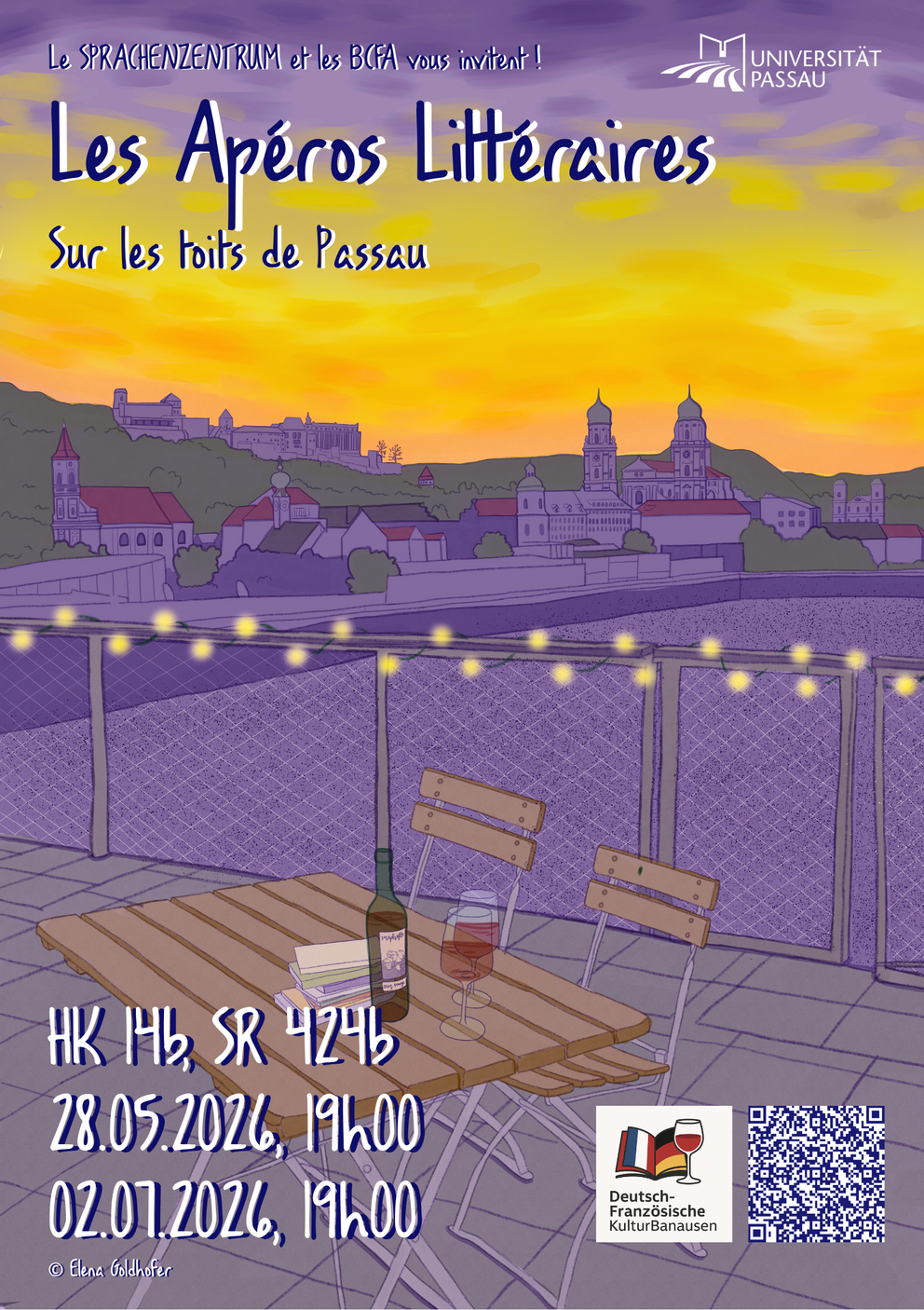 Werbeposter zu den Ap&eacute;ros Litt&eacute;raires